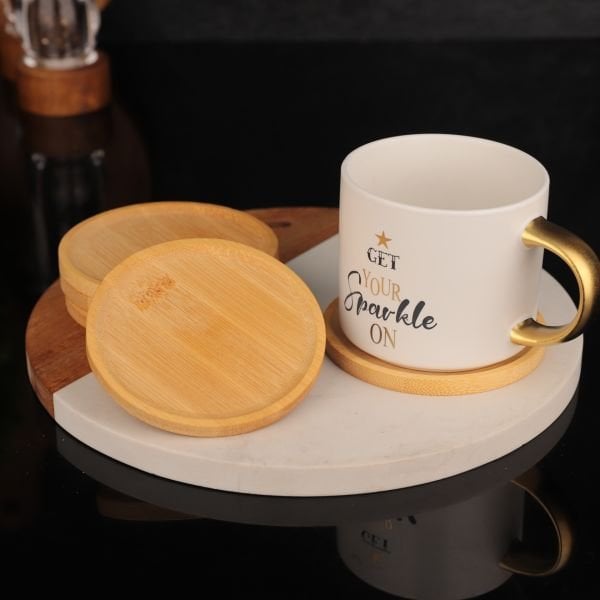 6LI BAMBU KUPA & BARDAK ALTLIĞI (537)