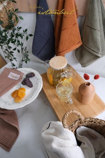 BABİL 30x20CM 5Lİ MUTFAK HAVLU SETİ