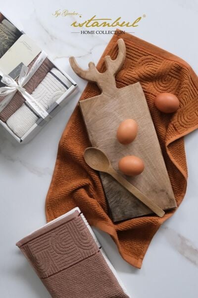 BABİL 30x20CM 5Lİ MUTFAK HAVLU SETİ