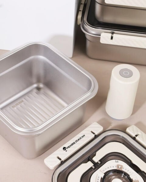 AROW TRUST VAKUM CİHAZLI METAL SAKLAMA KABI SET