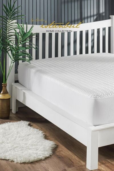 200x200CM ALEZ - ÇİFT KİŞİLİK SIVI GEÇİRMEZ LASTİKLİ