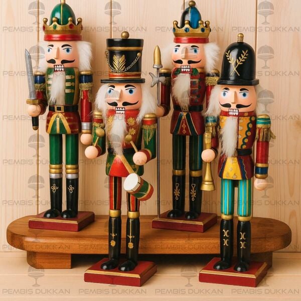 1 ADET 30 CM AHŞAP KURŞUN ASKER FİGÜRÜ (THN77073)