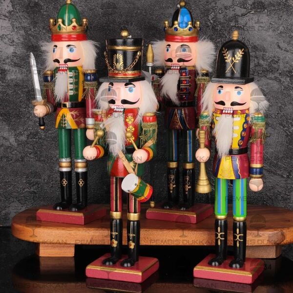 1 ADET 30 CM AHŞAP KURŞUN ASKER FİGÜRÜ (THN77073)