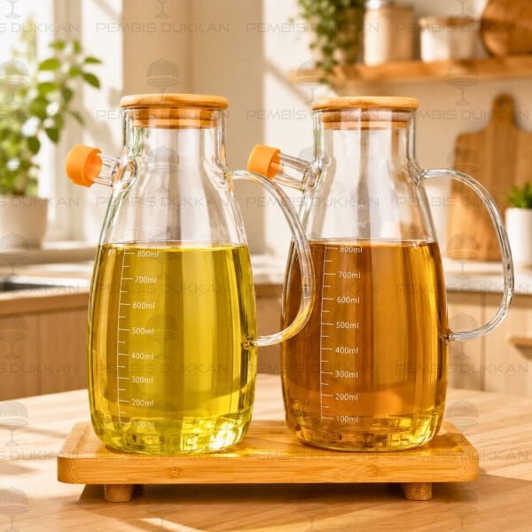 BAMBU ALTLIKLI, 2Lİ MİLO BAMBU YAĞDANLIK SET (1113 + 8B31)