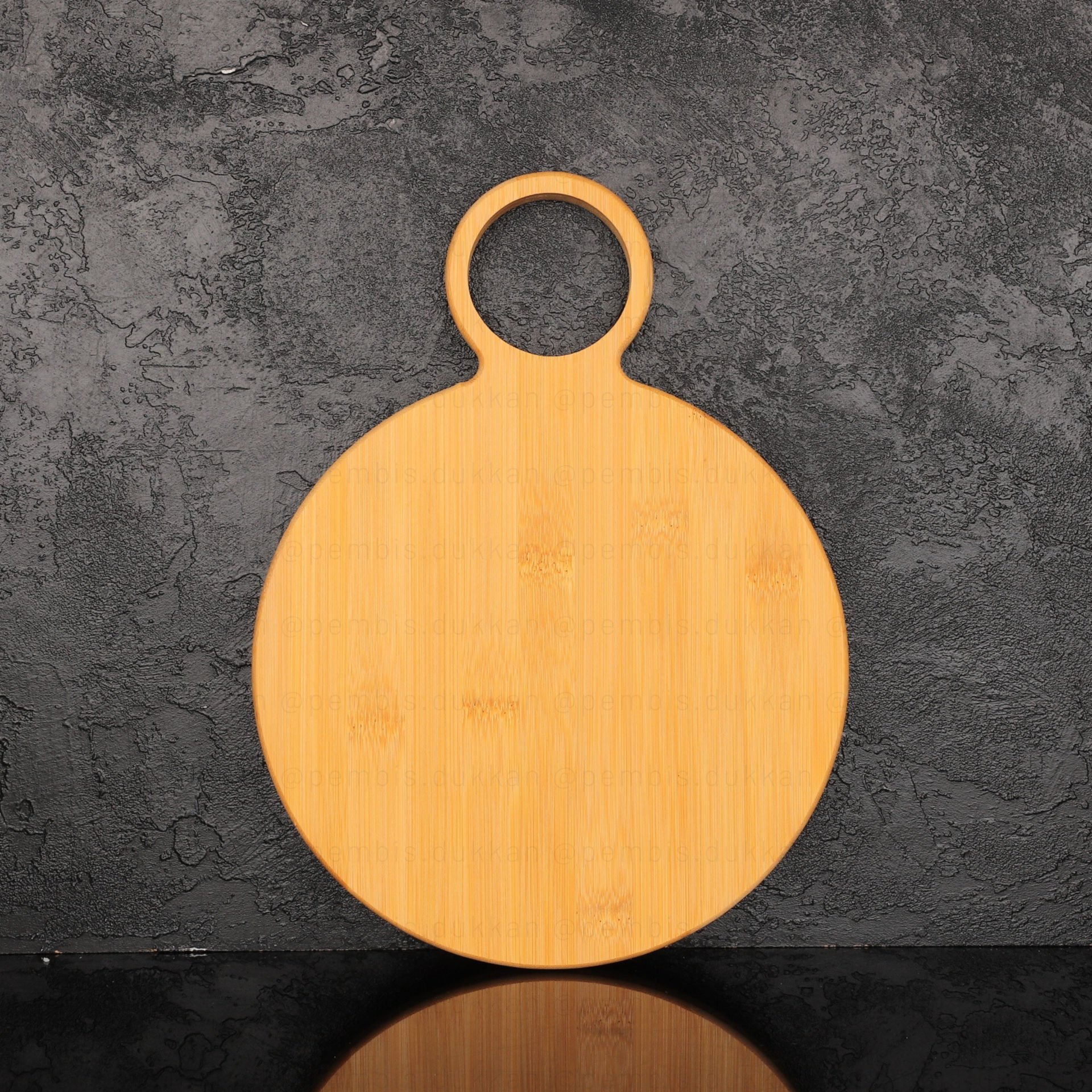 MN BAMBU YUVARLAK KESME TAHTASI KÜÇÜK (8B45)