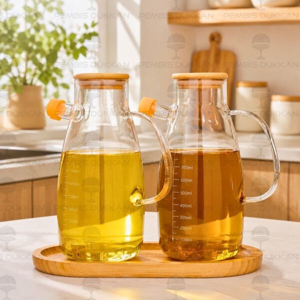 BAMBU ALTLIKLI, 2Lİ MİLO BAMBU YAĞDANLIK SET (1113 + 75652)