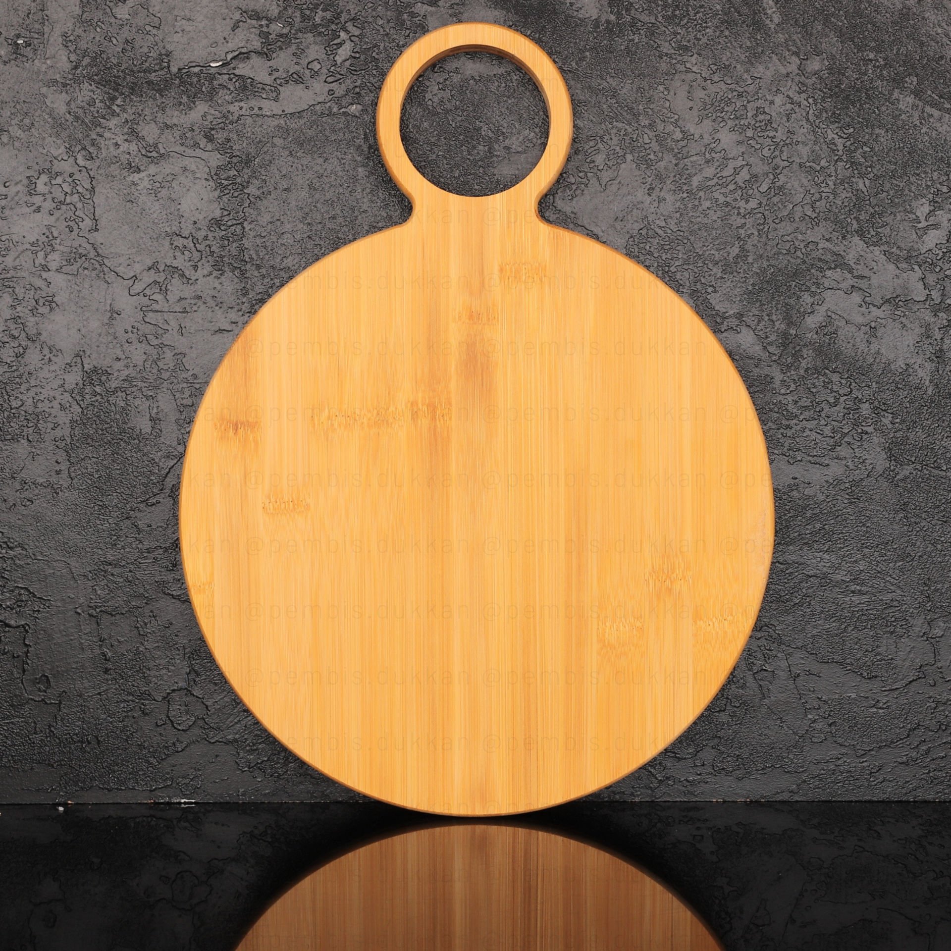 MN BAMBU YUVARLAK KESME TAHTASI BÜYÜK (8B47)