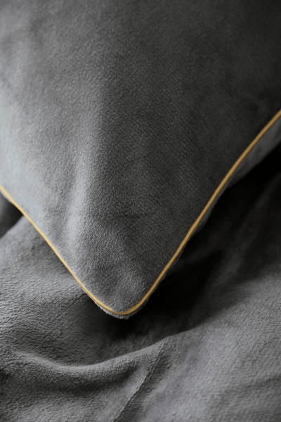 MY TOUCH TEK KİŞİLİK KADİFELİ NEVRESİM TAKIMI -ANTİCA GREY