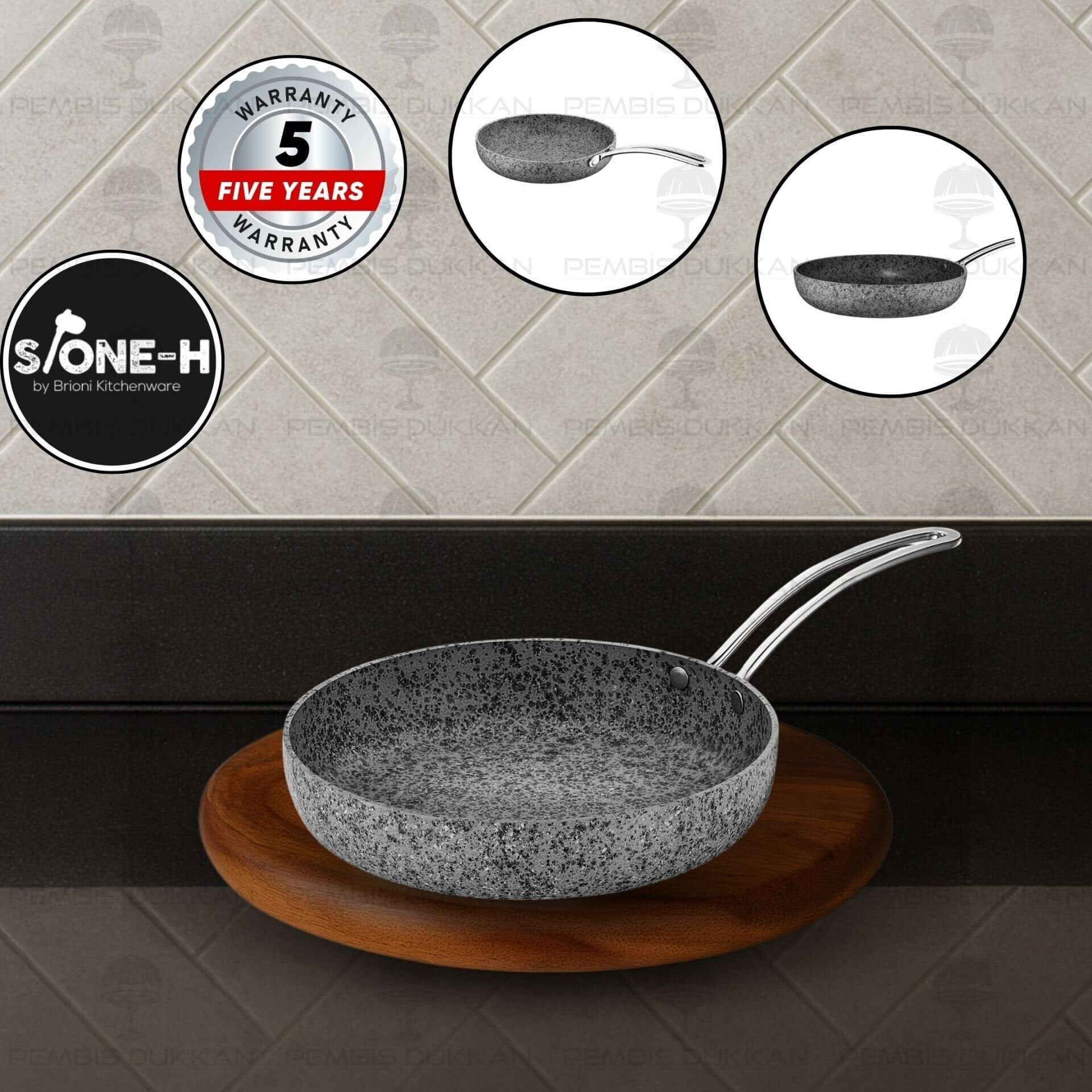 BRİONİ STONE-H 22 CM TAVA