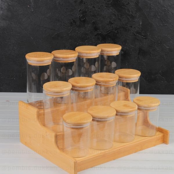 12Lİ STANDLI BAHARATLIK KOMBİN SET