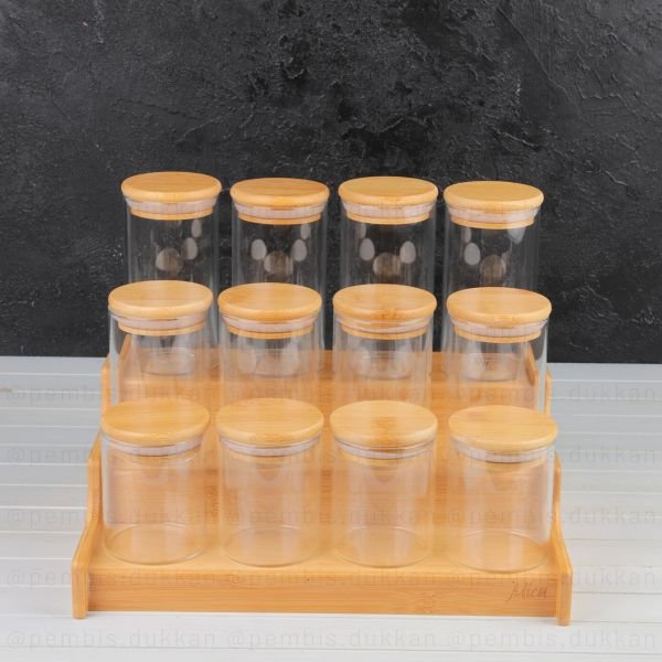 12Lİ STANDLI BAHARATLIK KOMBİN SET