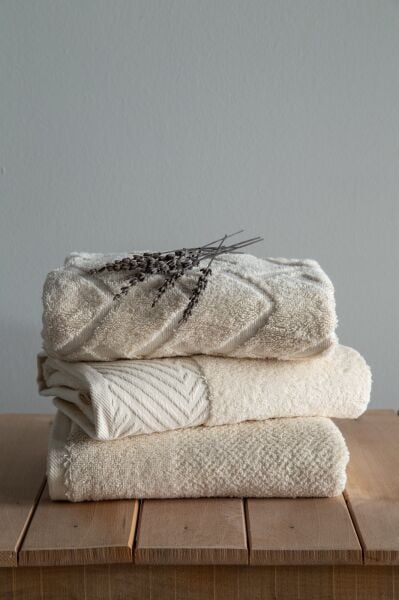 TULIPA 50x90CM 3LÜ HAVLU SETİ