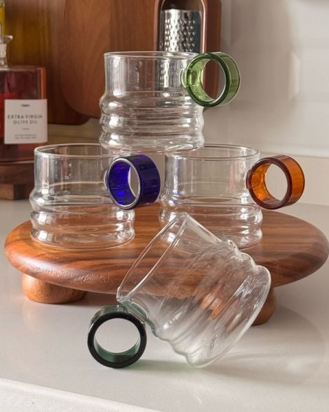 1 ADET MN BORASİLİKAT CAM RİNG KUPA 1099 (RENK SEÇİNİZ)