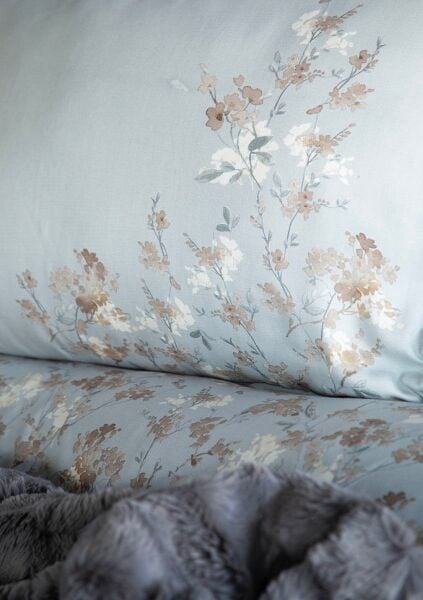 BRİELLA ÇİFT KİŞİLİK YATAK ÖRTÜLÜ NEVRESİM TAKIMI - GRİ