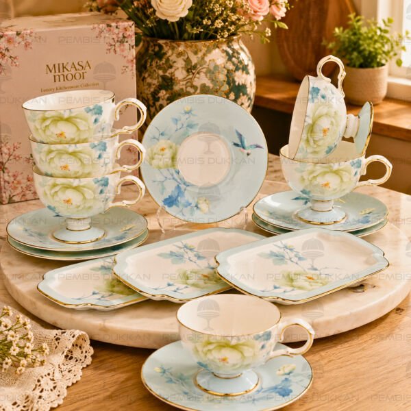 VOL DE FLEURS 15 PARÇA  6 KİŞİLİK FİNCAN SETİ