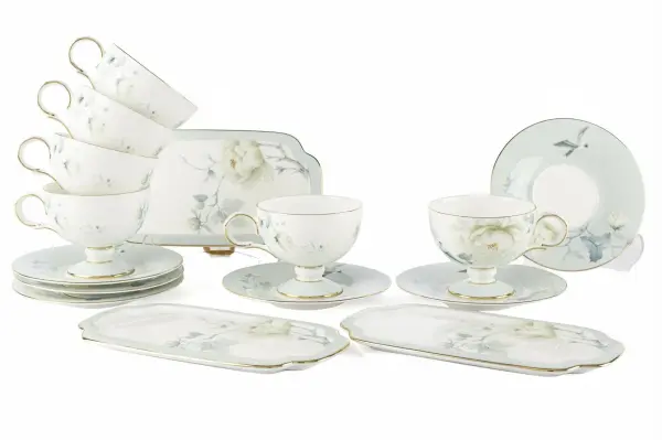 VOL DE FLEURS 15 PARÇA  6 KİŞİLİK FİNCAN SETİ