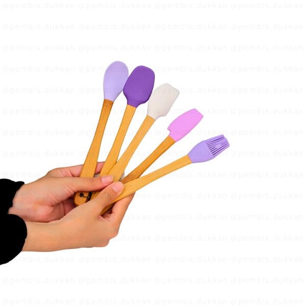 5Lİ MOR MİNİ SİLİKON SET (1110)