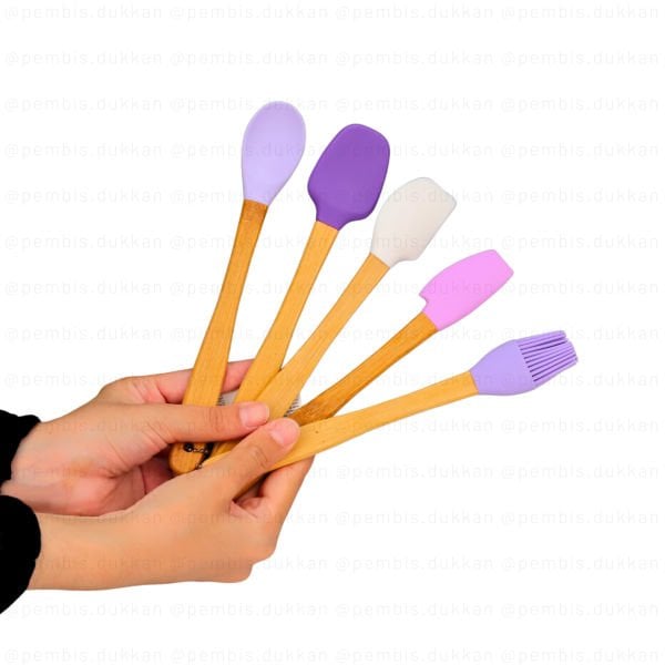 5Lİ MOR MİNİ SİLİKON SET (1110)