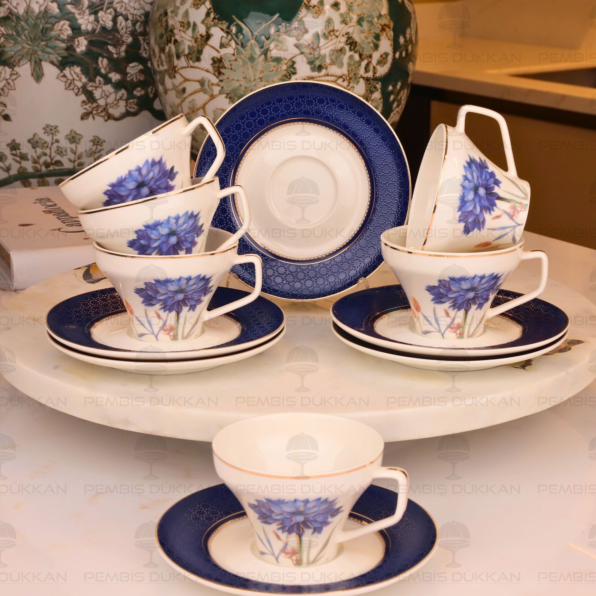 LAPİS 6 KİŞİLİK KAHVE FİNCAN TAKIMI