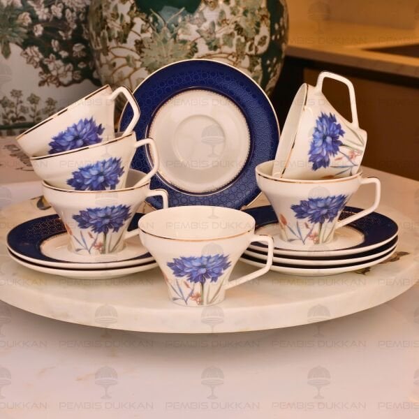 LAPİS 6 KİŞİLİK KAHVE FİNCAN TAKIMI