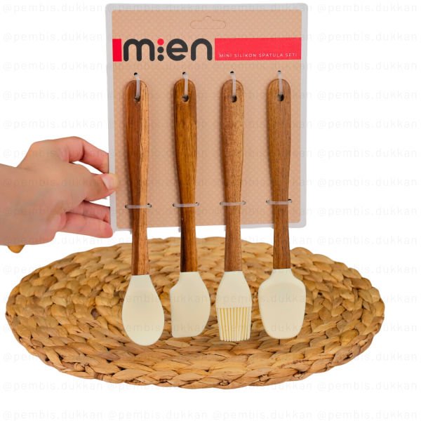 4LÜ AKASYA SAPLI MİNİ KREM SİLİKON SET (1203)