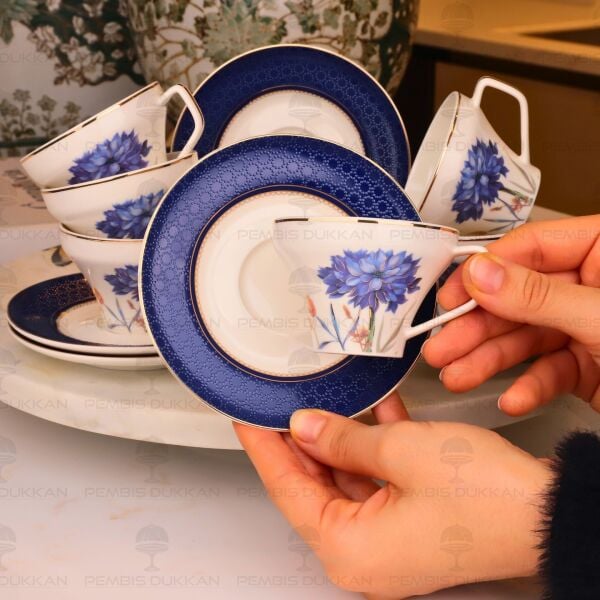 LAPİS 6 KİŞİLİK KAHVE FİNCAN TAKIMI