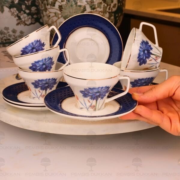 LAPİS 6 KİŞİLİK KAHVE FİNCAN TAKIMI