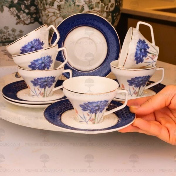 LAPİS 6 KİŞİLİK KAHVE FİNCAN TAKIMI