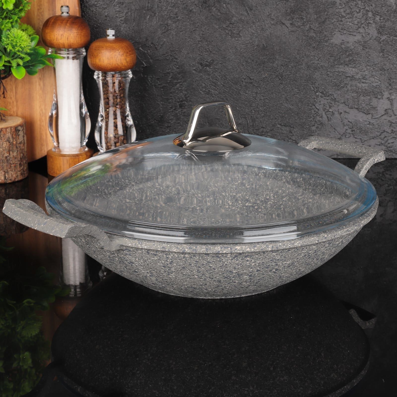 FLZ 30CM  SAC KAVURMA TAVASI GRİ