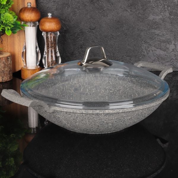 FLZ 30CM  SAC KAVURMA TAVASI GRİ