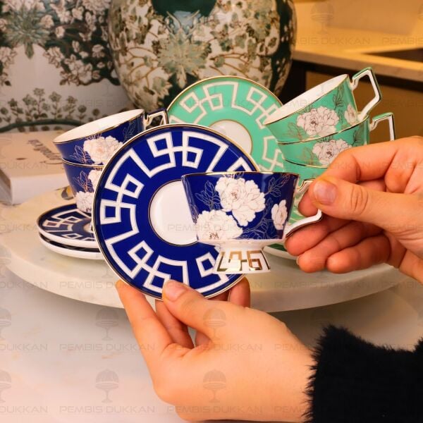 PEONİA 6 KİŞİLİK KAHVE FİNCAN TAKIMI