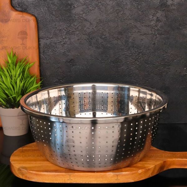 30CM MONA YUVARLAK, ÇELİK SÜZGEÇ (SZG356)