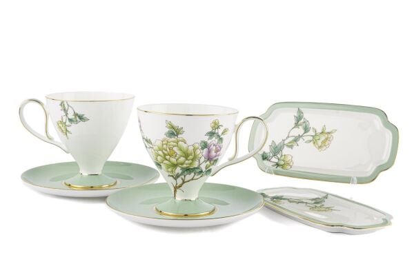 GLORY 6 PARÇA 2 KİŞİLİK ÇAY FİNCAN TAKIMI