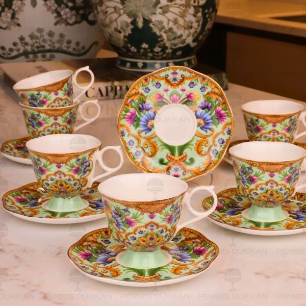 THE FLORENTİNE 6 KİŞİLİK KAHVE FİNCAN TAKIMI