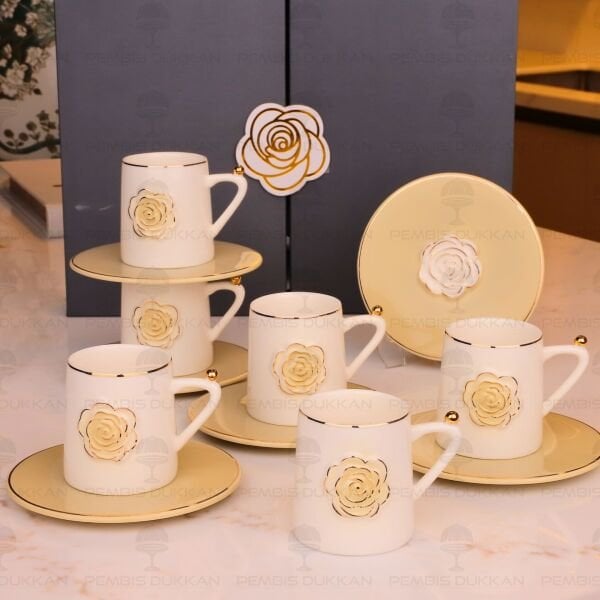 ROSARİA 6 KİŞİLİK KAHVE FİNCAN TAKIMI