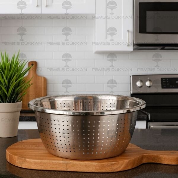 26CM MONA YUVARLAK, ÇELİK SÜZGEÇ (SZG354)