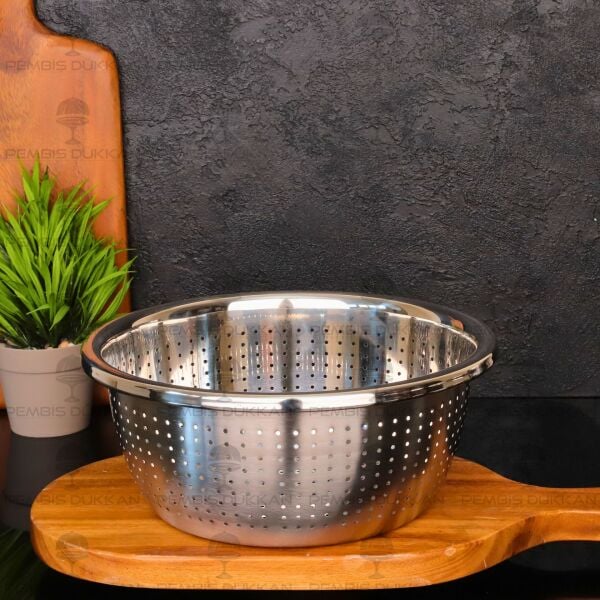 26CM MONA YUVARLAK, ÇELİK SÜZGEÇ (SZG354)