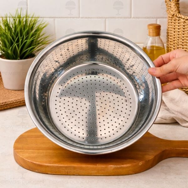 26CM MONA YUVARLAK, ÇELİK SÜZGEÇ (SZG354)