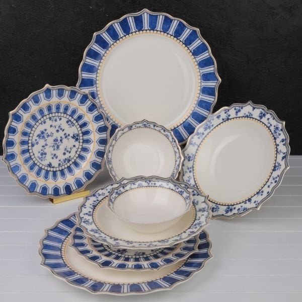BLUEBERRY 6 KİŞİLİK 24 PARÇA YEMEK TAKIMI (ELİZABETH LONDON)