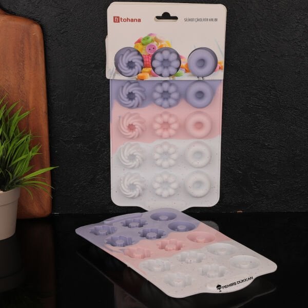 1 ADET THN SİLİKON YUVARLAK MODEL ÇİKOLATA KALIBI (THN76794)