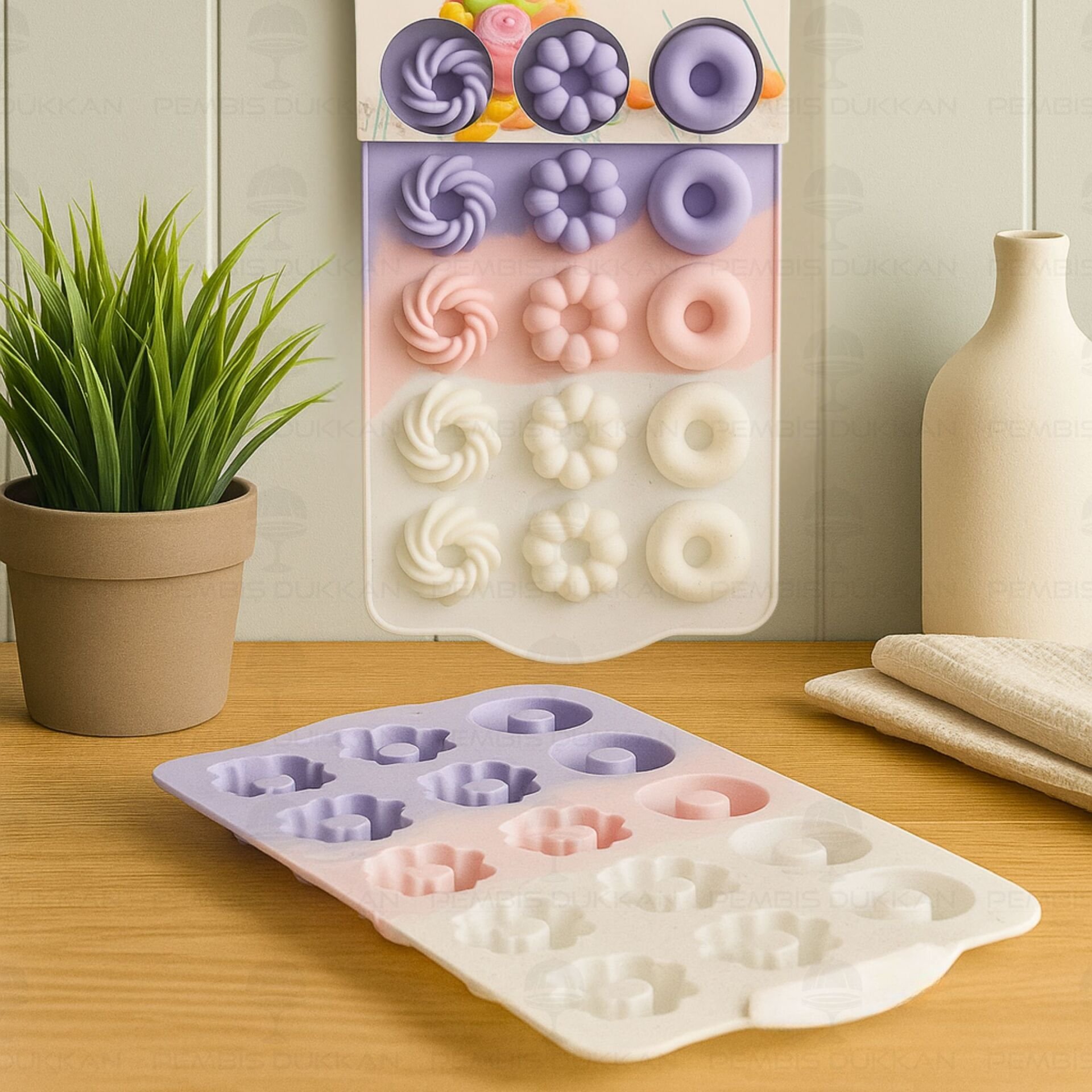 1 ADET THN SİLİKON YUVARLAK MODEL ÇİKOLATA KALIBI (THN76794)