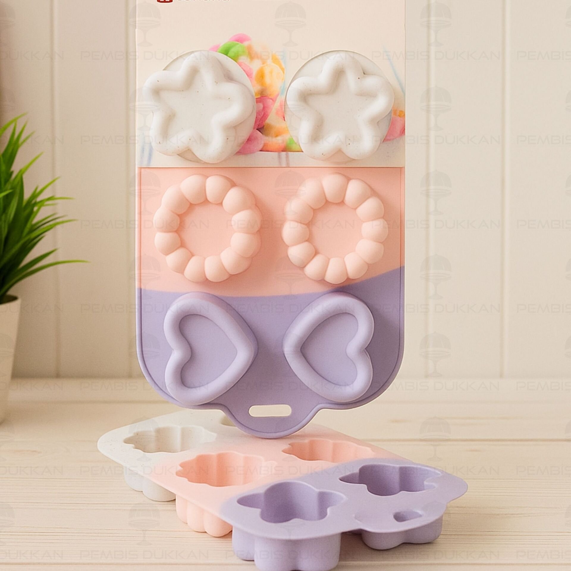 1 ADET THN SİLİKON ŞEKİLLİ KEK KALIBI (THN76791)