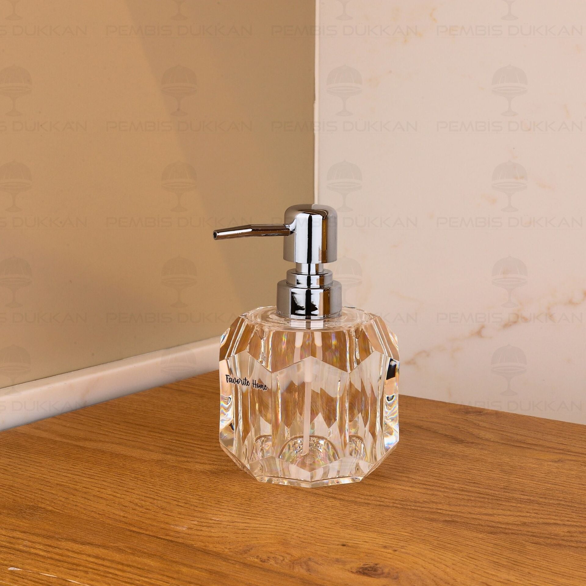 ŞEFFAF AKRİLİK KRİSTAL, SIVI SABUNLUK (4027)