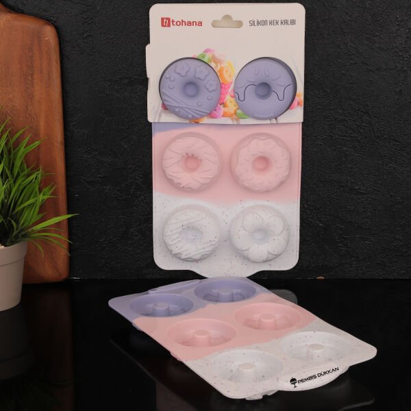 1 ADET THN SİLİKON DONUT MODEL KEK KALIBI (THN76786)
