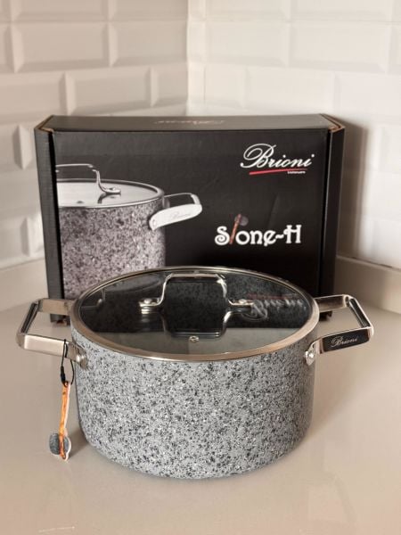 BRİONİ STONE-H 22 CM DERİN TENCERE
