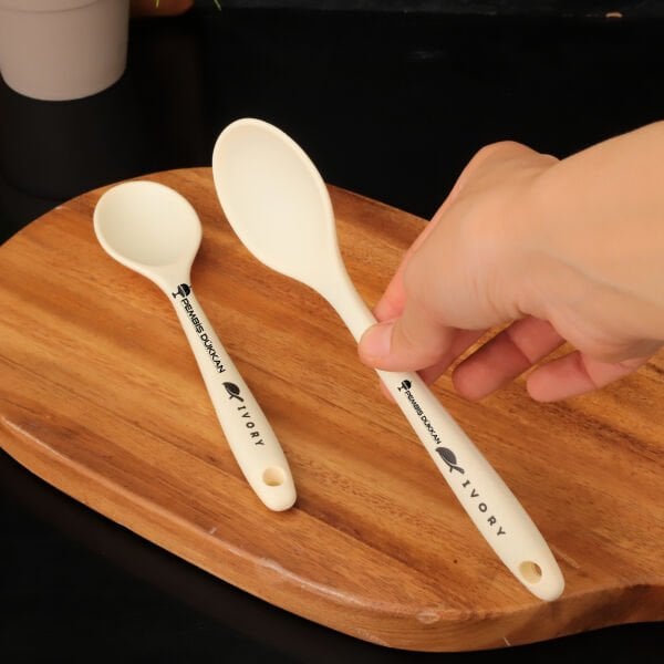 İVY SİLİKON MİNİ DERİN KAŞIK KREM (SL150)