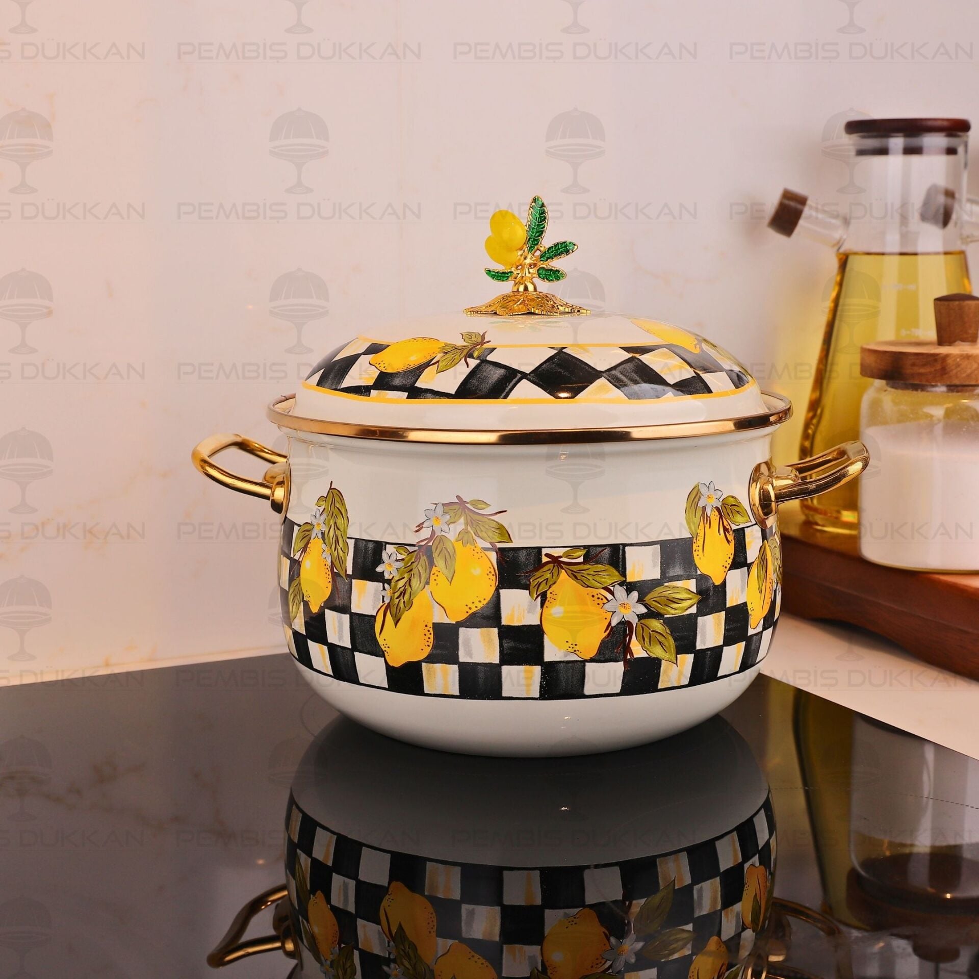 LİNDA EMAYE 20CM DERİN TENCERE