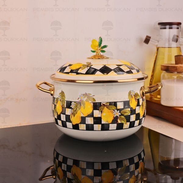 LİNDA EMAYE 20CM DERİN TENCERE