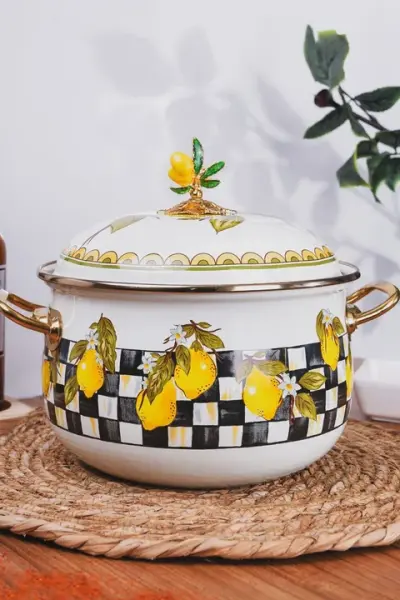 LİNDA EMAYE 20CM DERİN TENCERE