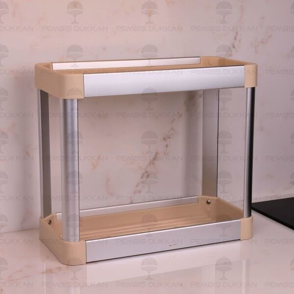 2 KATLI ALÜMİNYUM ORGANİZER & RAF